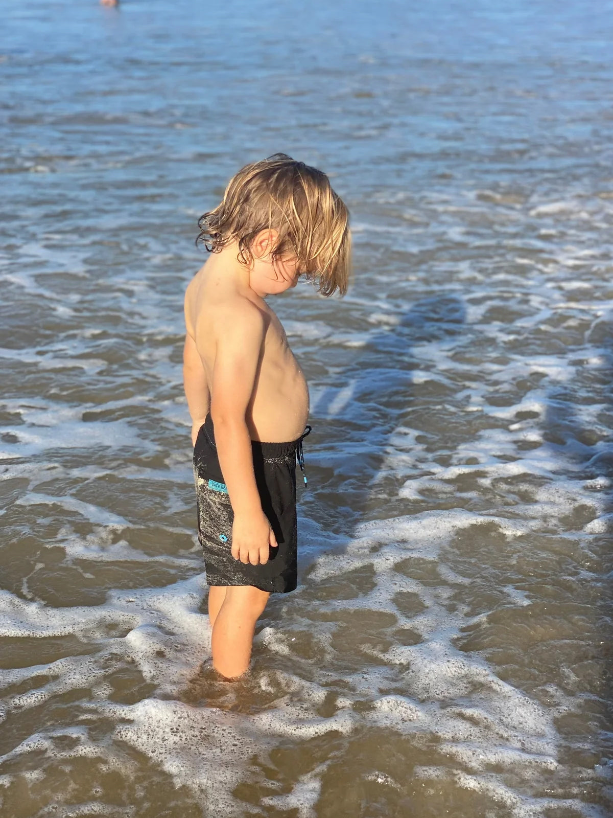 Black Beauty - Boardies (Kids) Board Shorts - Back Beach Rd