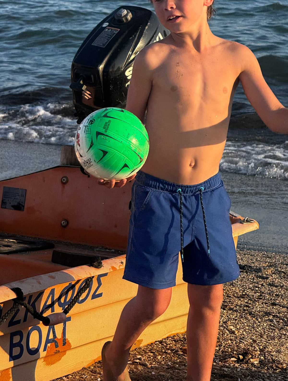 Bondi Blue - Boardies (Kids) Board Shorts - Back Beach Rd