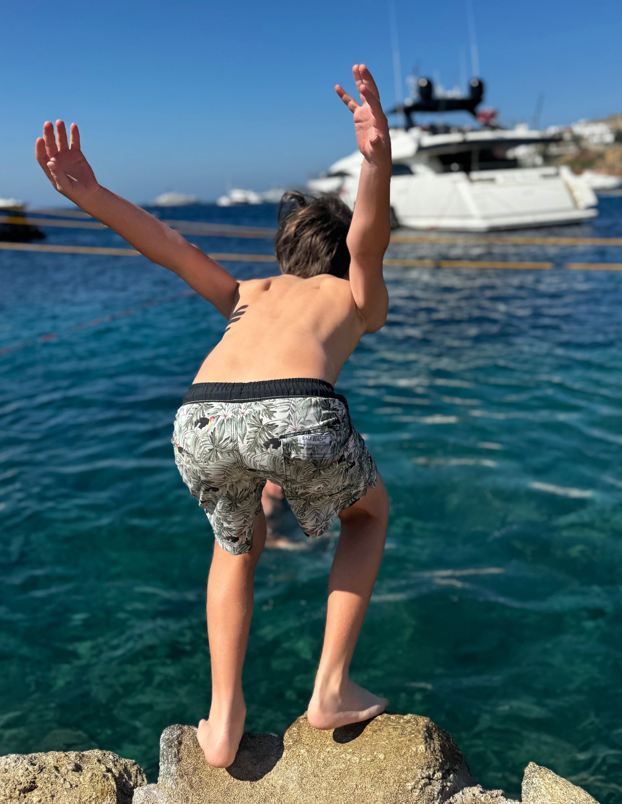 Byron Bush Turkey - Boardies (Kids) Board Shorts - Back Beach Rd