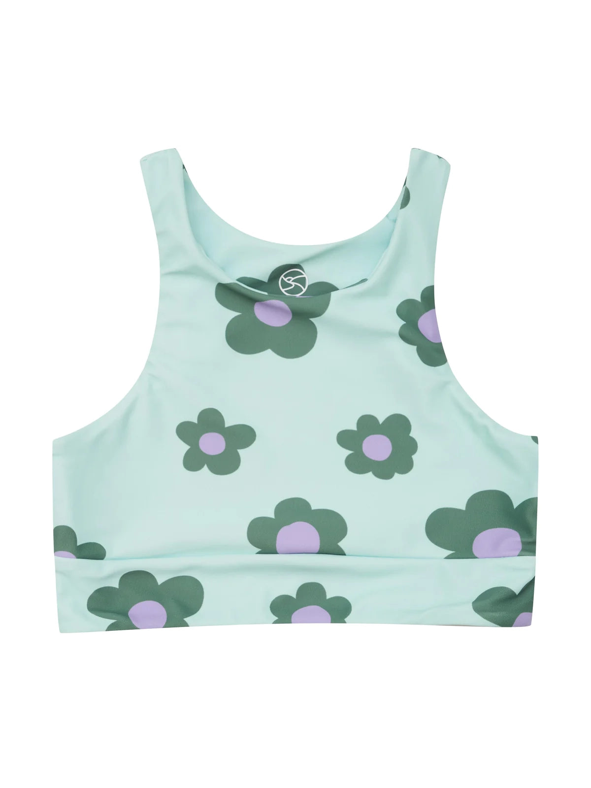 Carla Dinnage (Limited Edition) Green Daisy - Crop (Girls) Crop - Back Beach Rd