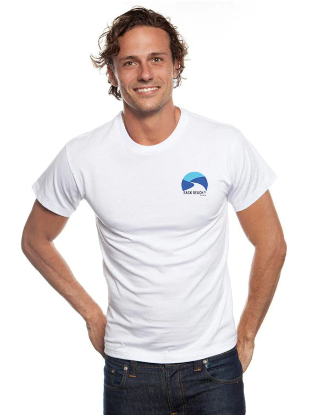 Unisex Australian Made Organic Cotton Tees T shirt - Back Beach Rd