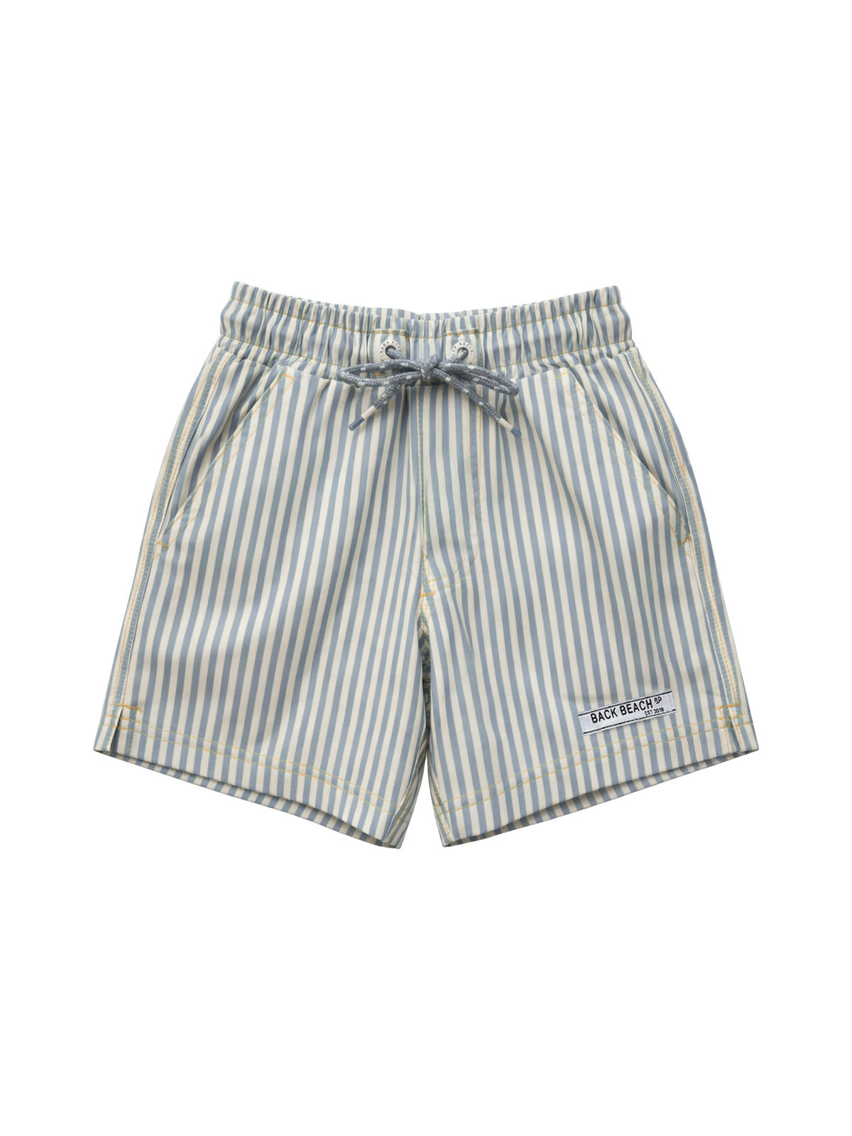 Mykonos Stripe - Boardies (Boys) Board Shorts - Back Beach Rd