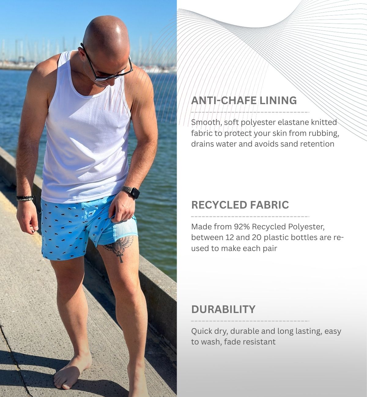 Noosa Bush Turkey - Boardies (Mens) Board Shorts - Back Beach Rd