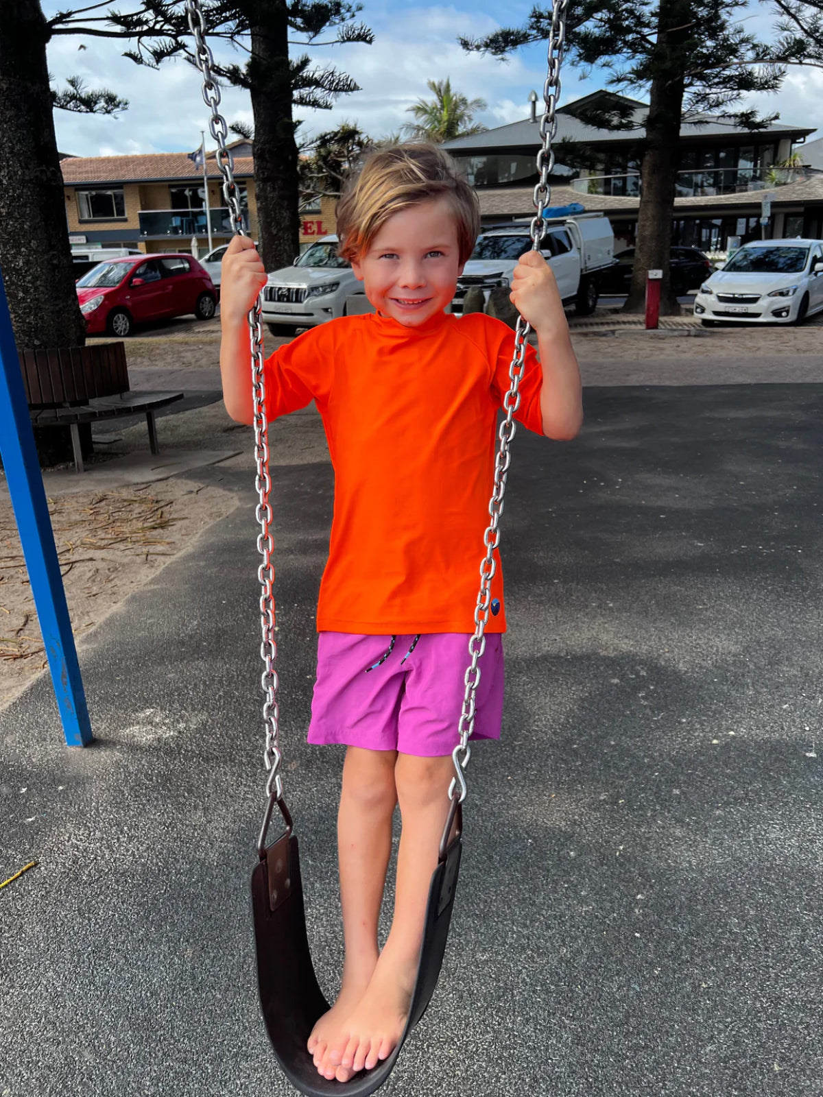 O for Orange - Rashie (Kids) Rashie - Back Beach Rd