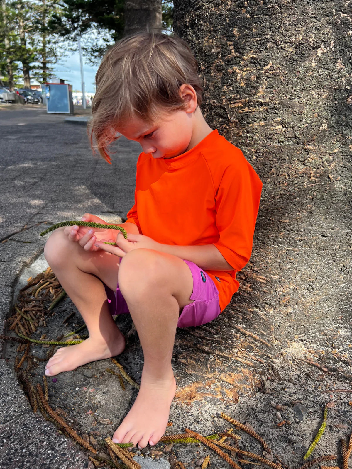 O for Orange - Rashie (Kids) Rashie - Back Beach Rd