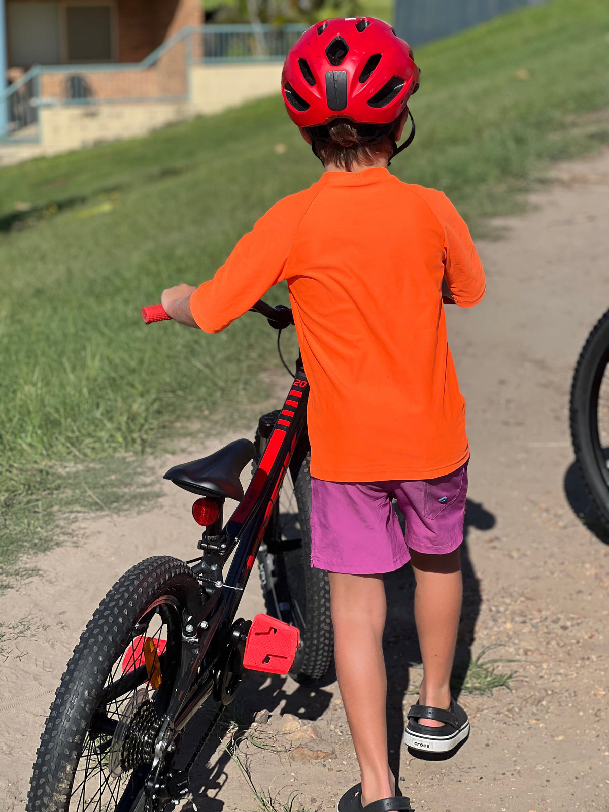 O for Orange - Rashie (Kids) Rashie - Back Beach Rd