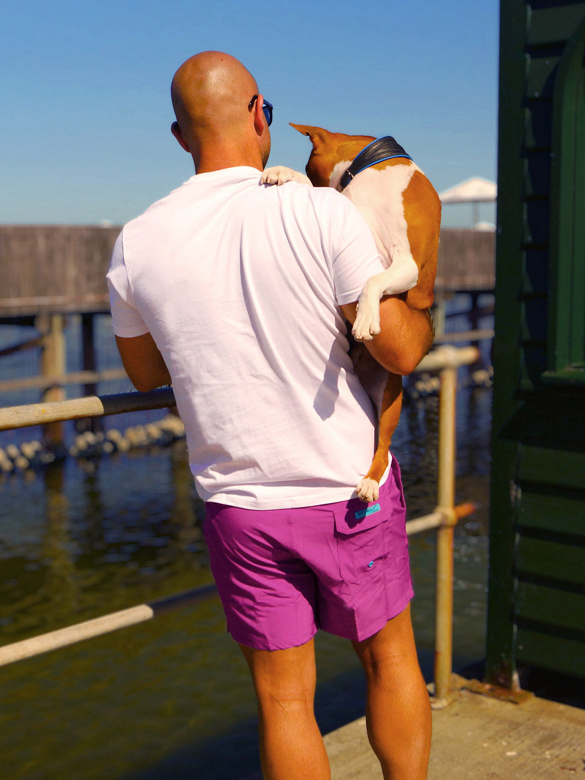 Purple Paradise - Boardies (Mens) Board Shorts - Back Beach Rd