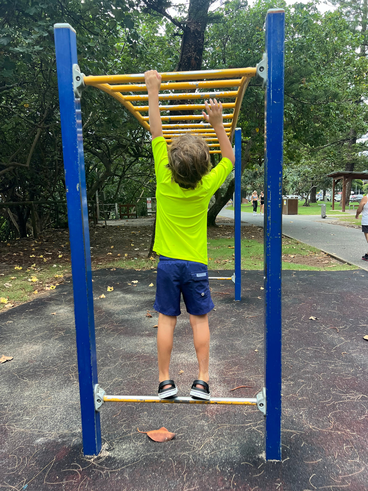 Safety Yellow - Rashie (Kids) Rashie - Back Beach Rd