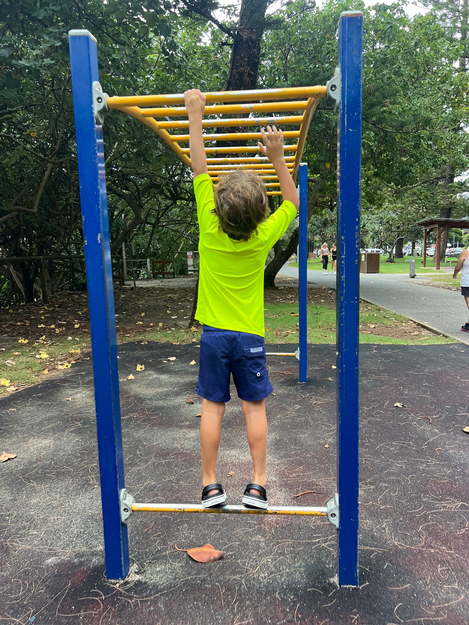 Safety Yellow - Rashie (Kids) Rashie - Back Beach Rd