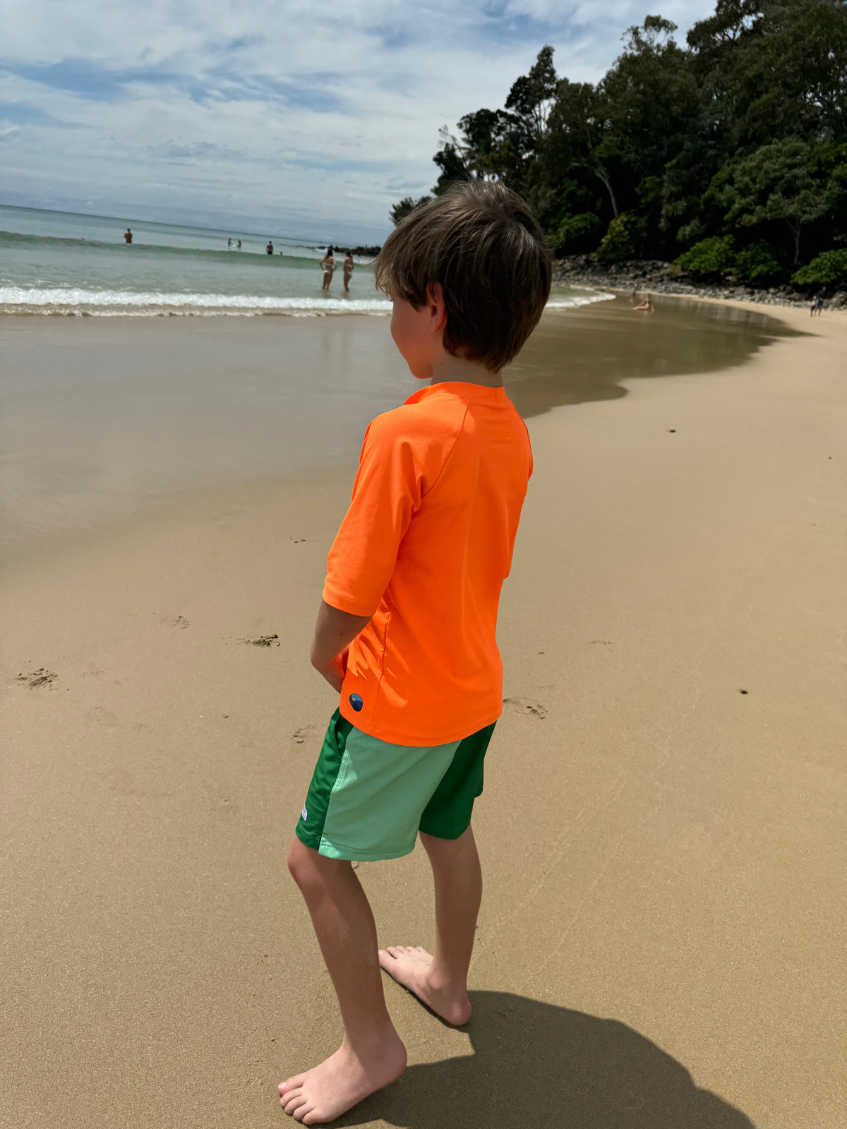 Shades of Green - Boardies (Boys) Board Shorts - Back Beach Rd