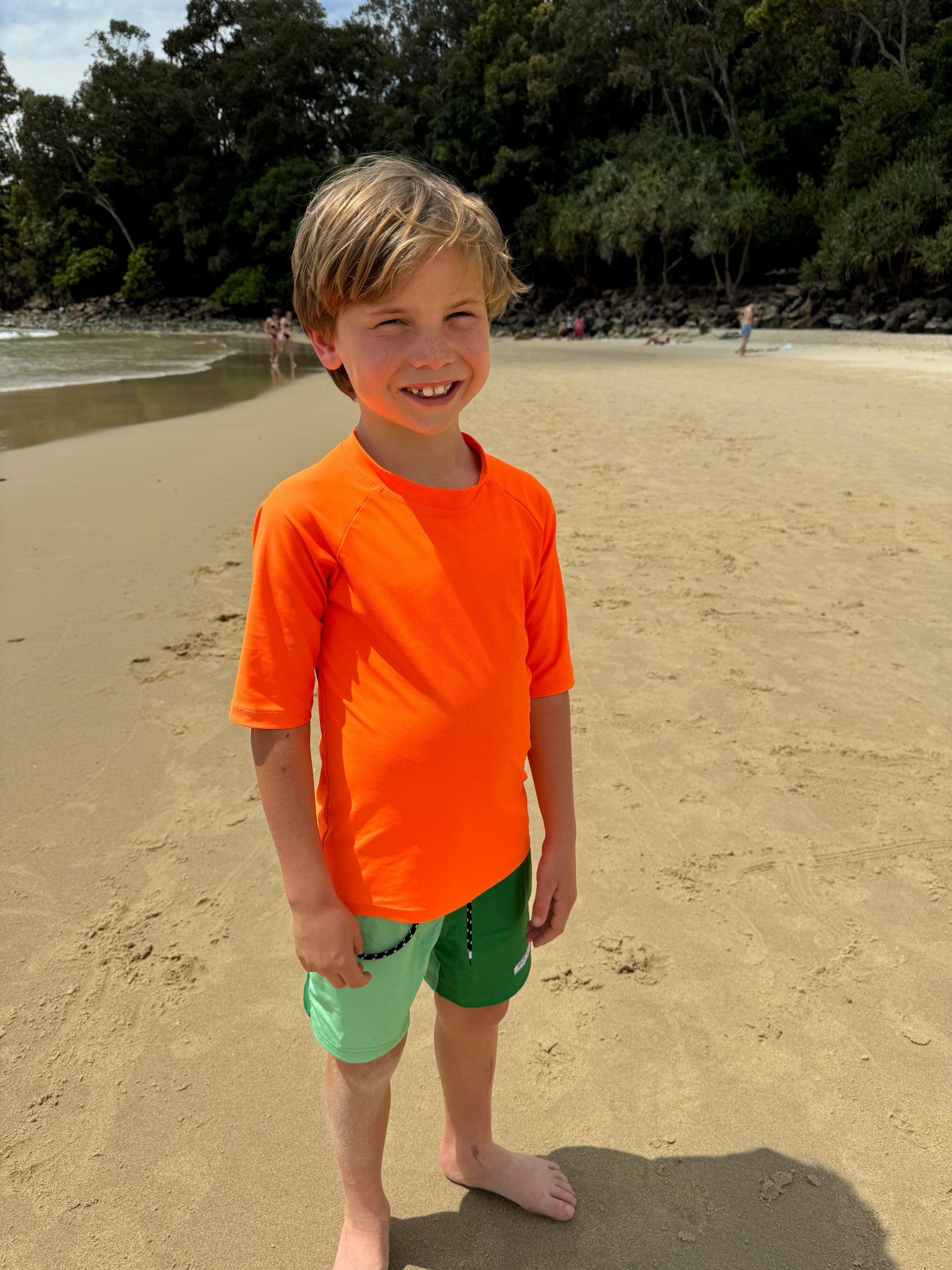 Shades of Green - Boardies (Boys) Board Shorts - Back Beach Rd