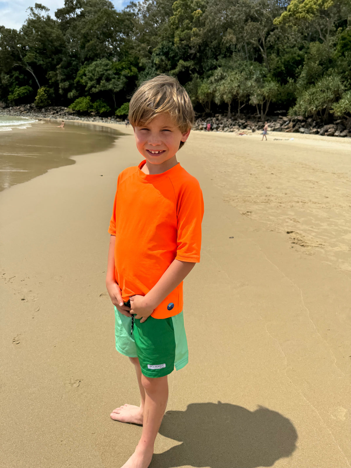 Shades of Green - Boardies (Boys) Board Shorts - Back Beach Rd