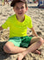 Shades of Green - Boardies (Boys) Board Shorts - Back Beach Rd