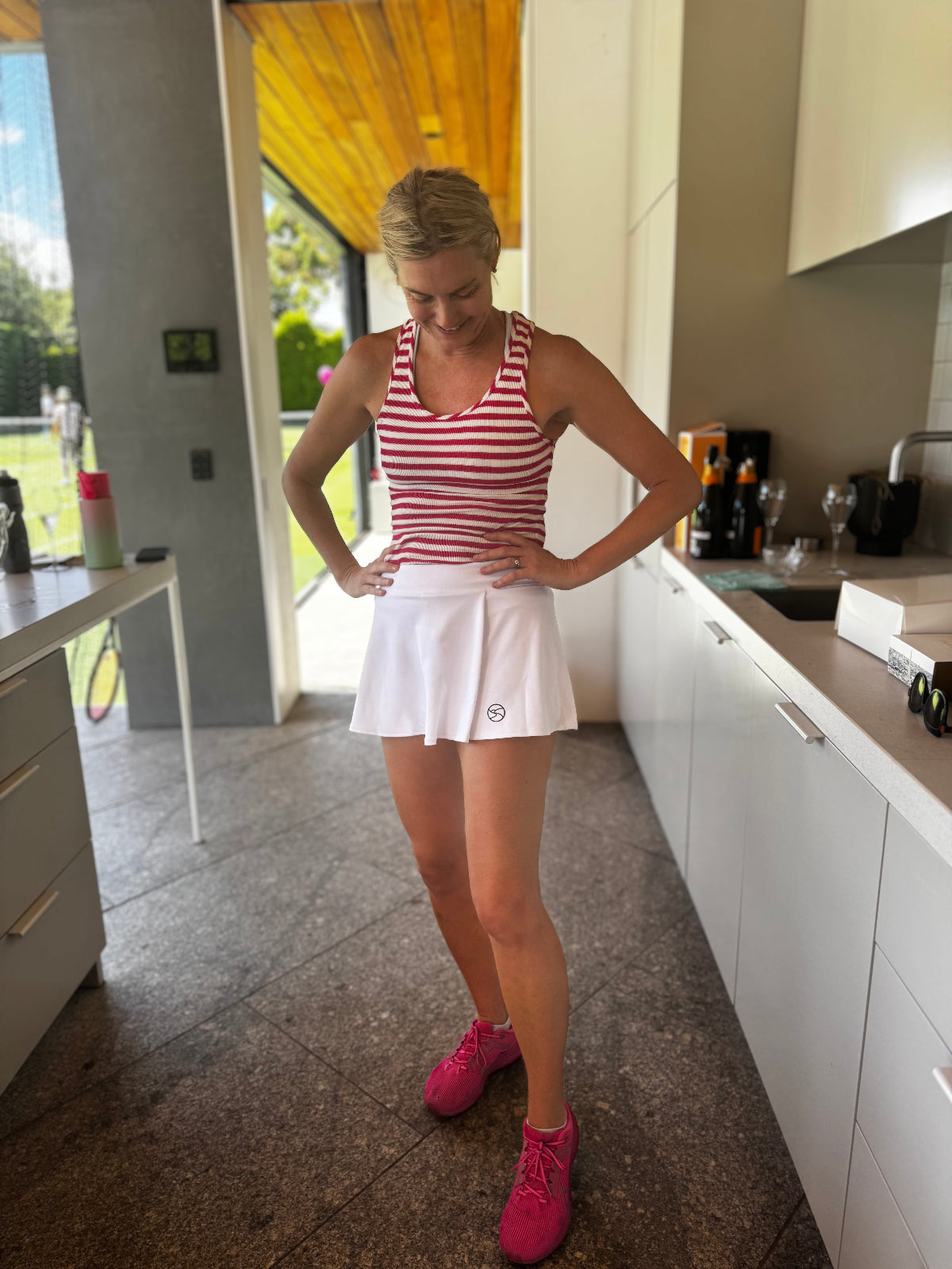 White - Skort (Women's) Skorts - Back Beach Rd
