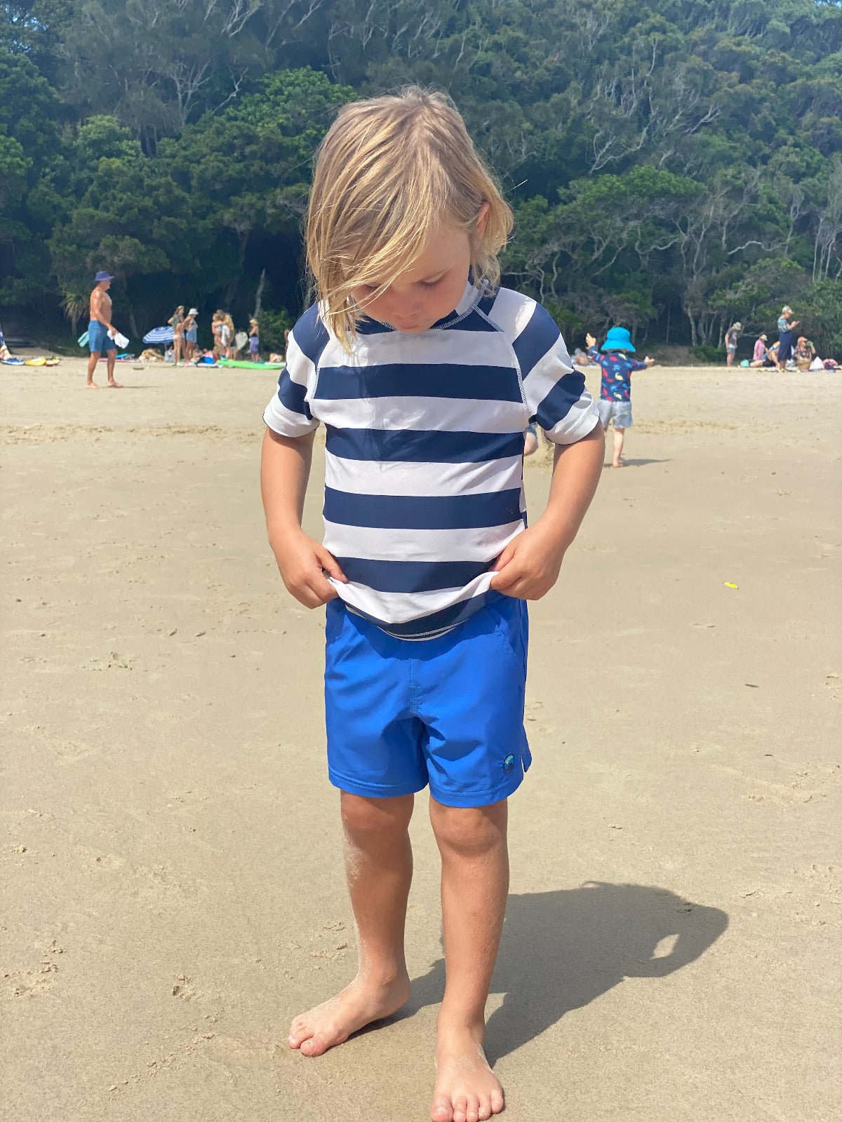 Bondi Blue - Boardies (Kids) Board Shorts - Back Beach Rd