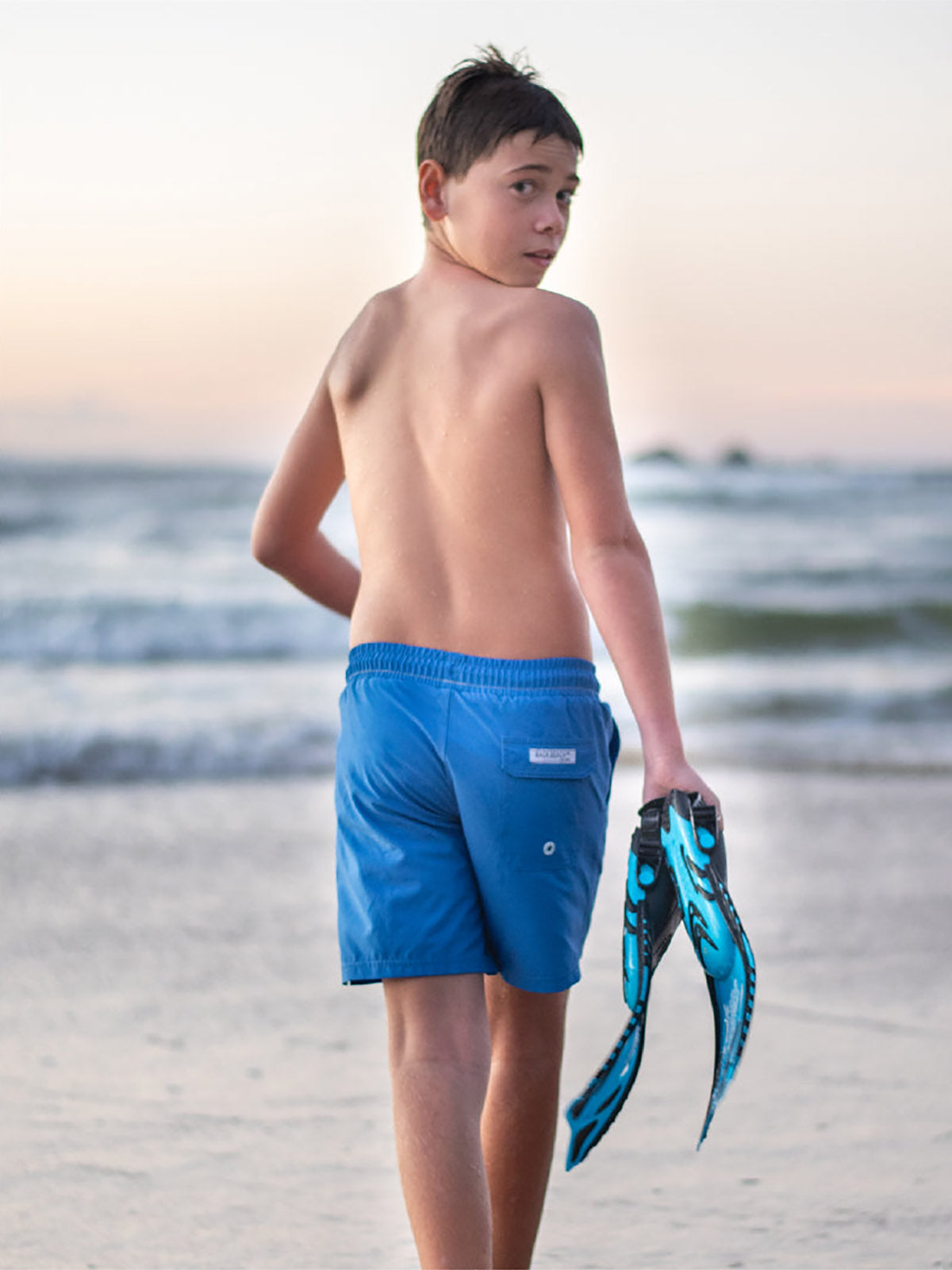 Bondi Blue  Teen Board Shorts I Back Beach Rd