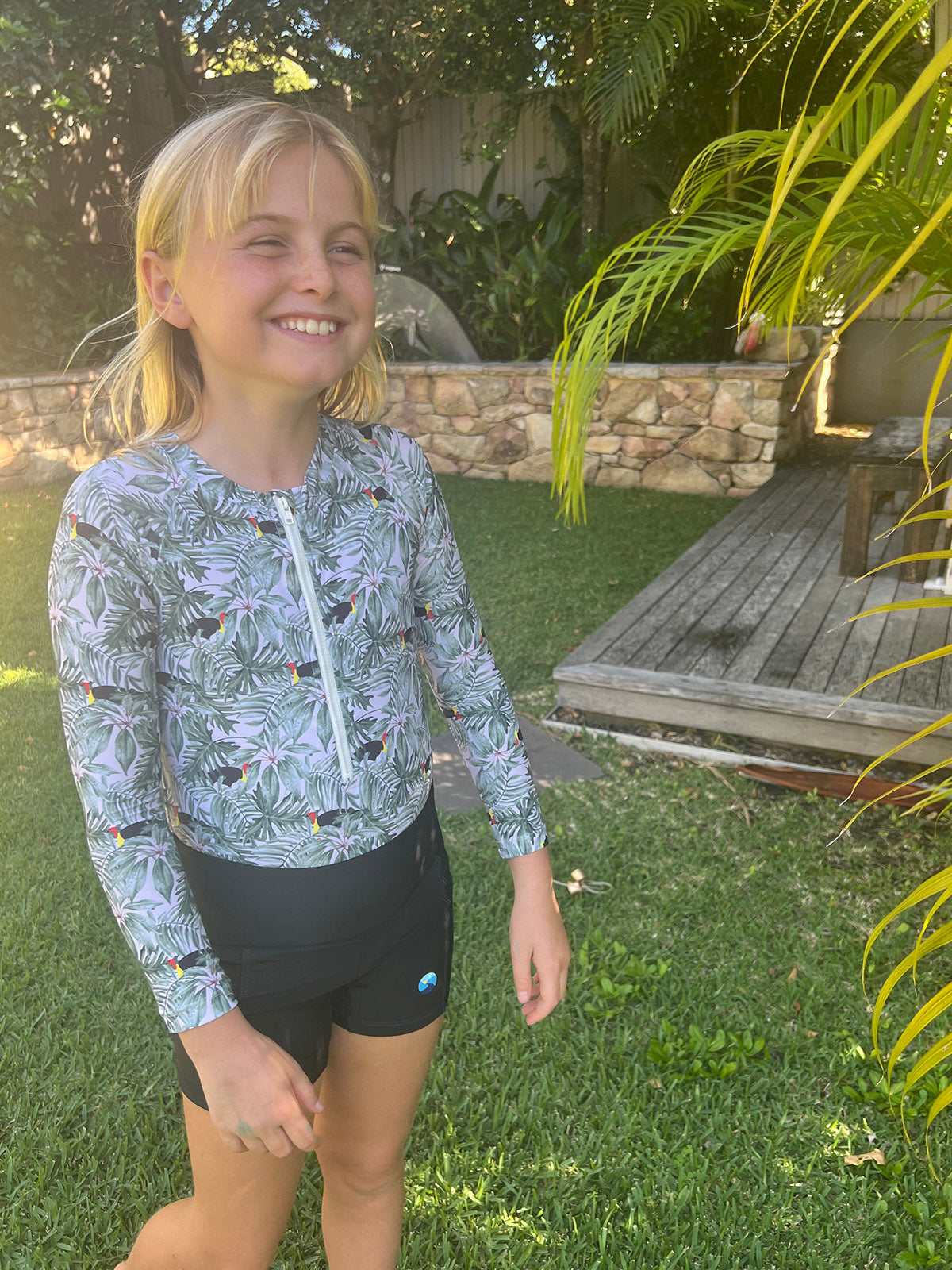 Byron Bush Turkey - Girls Long Sleeve One Piece - Back Beach Rd