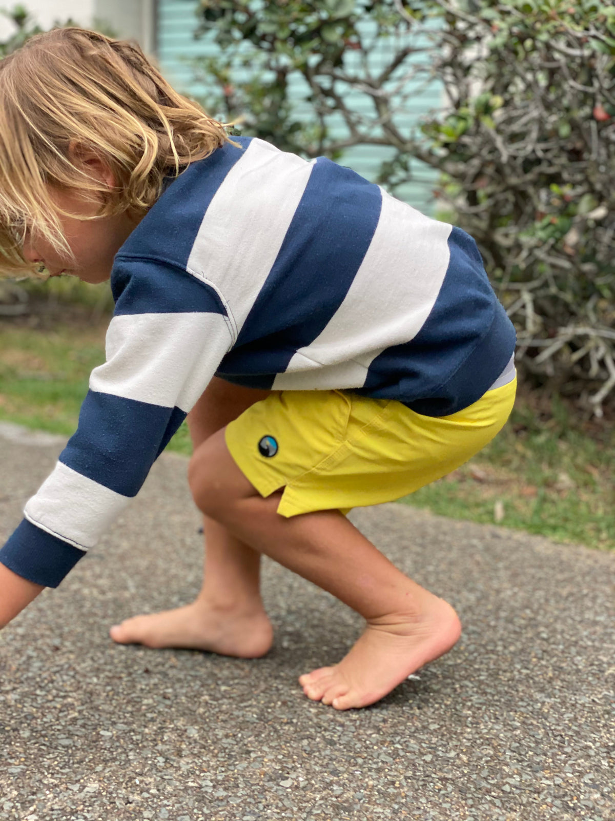 Gold Coast Yellow - Boardies (Boys) Board Shorts - Back Beach Rd