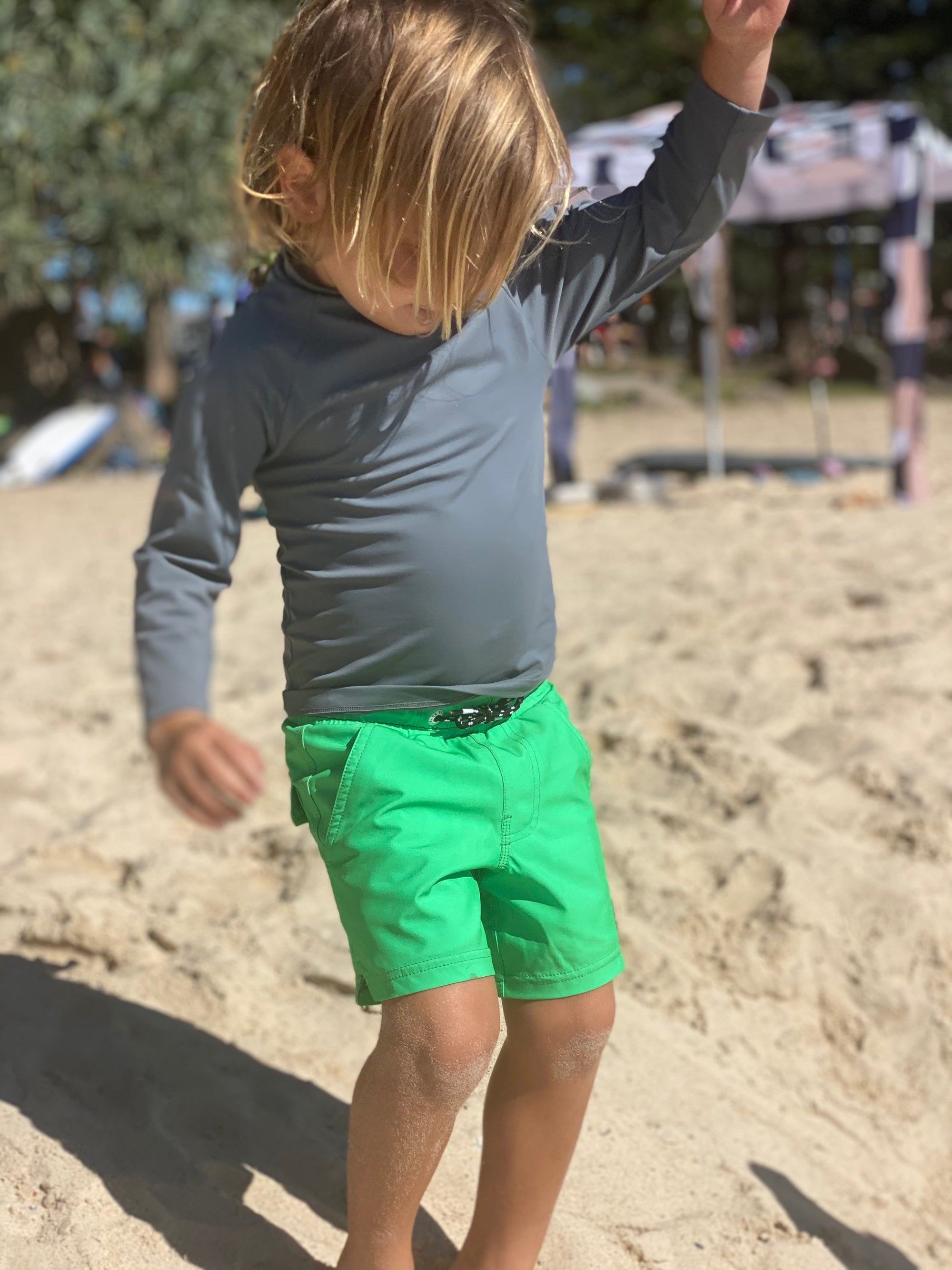 Lorne Green - Boardies (Boys) Board Shorts - Back Beach Rd
