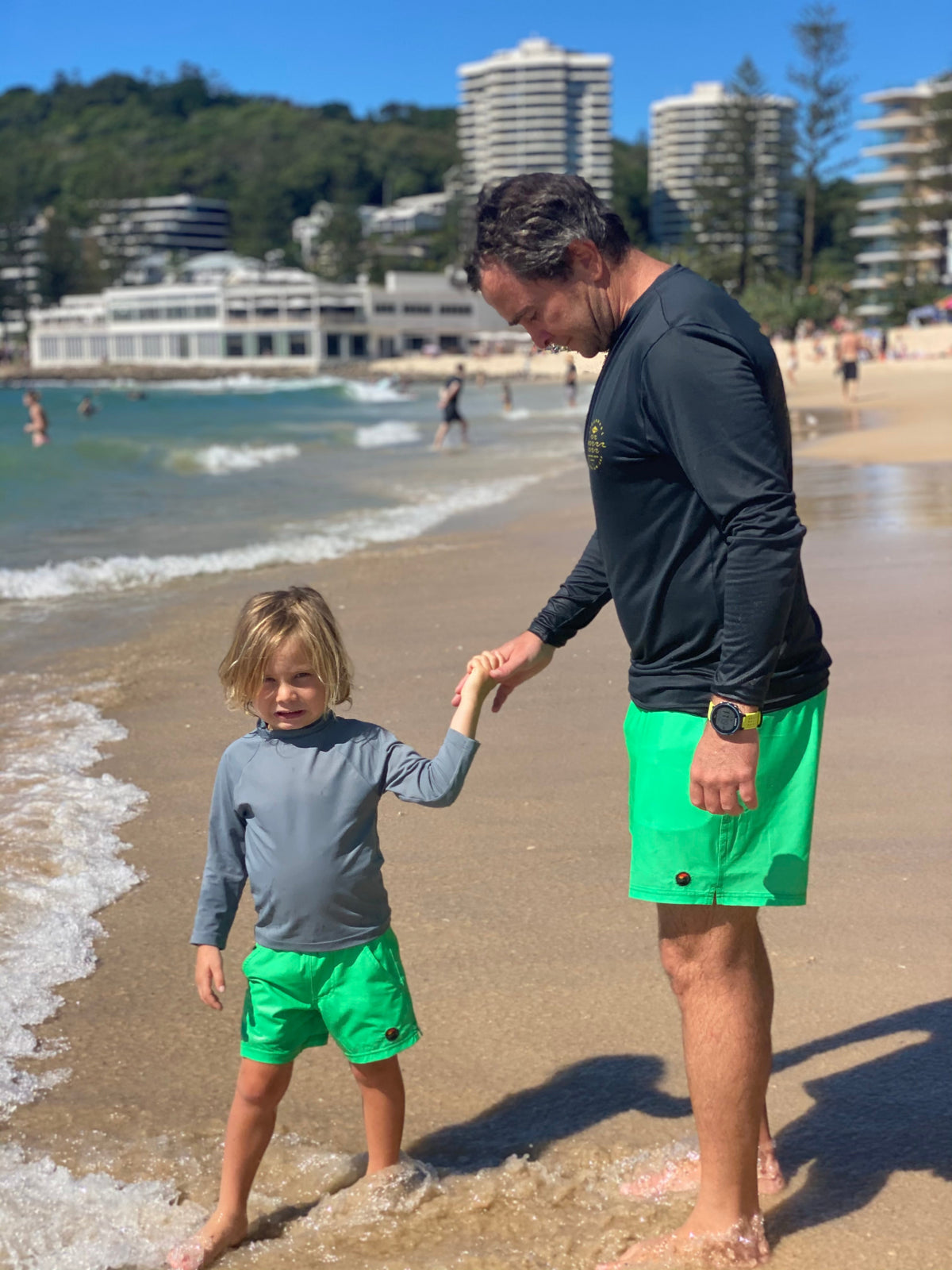 Lorne Green - Boardies (Boys) Board Shorts - Back Beach Rd