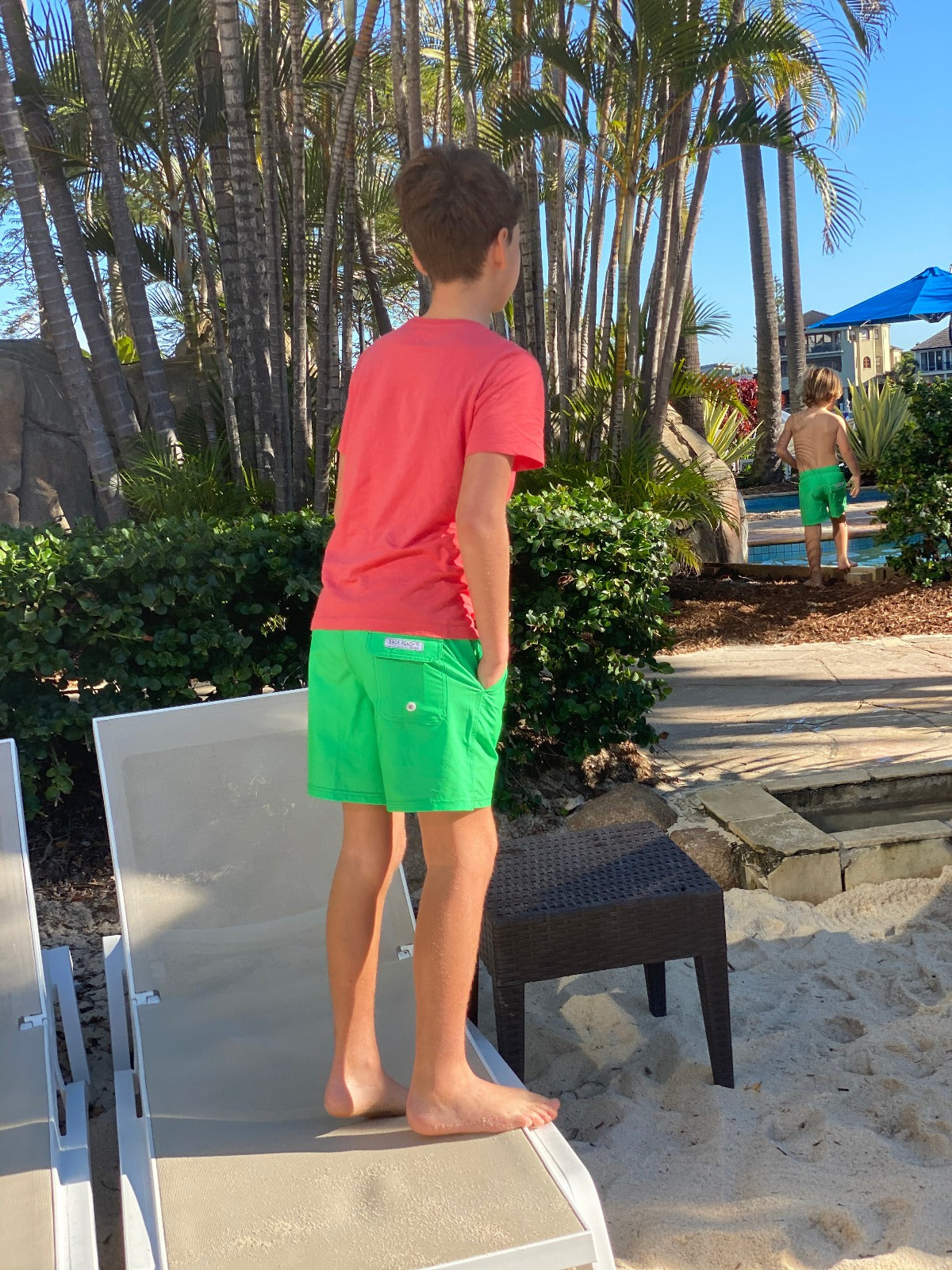 Lorne Green - Boardies (Teens) Board Shorts - Back Beach Rd