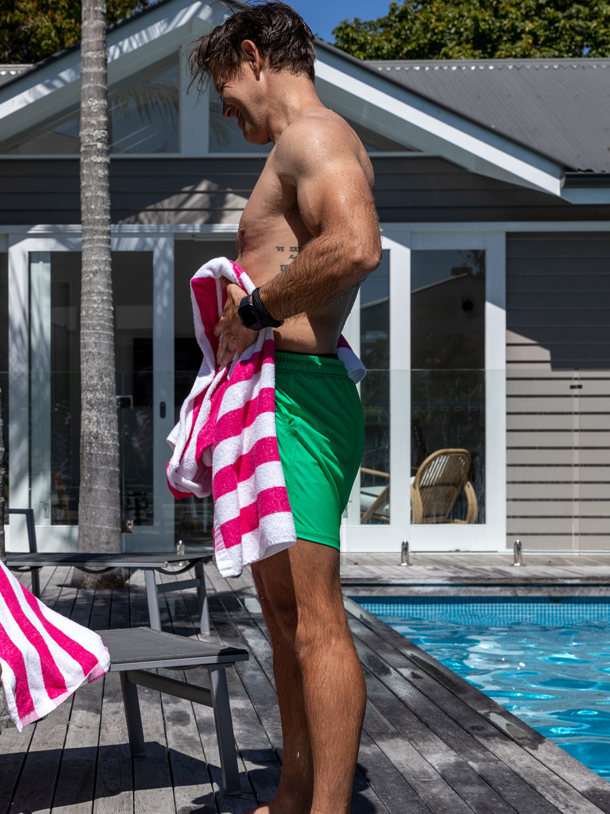 Lorne Green - Mens Board Shorts - Back Beach Rd