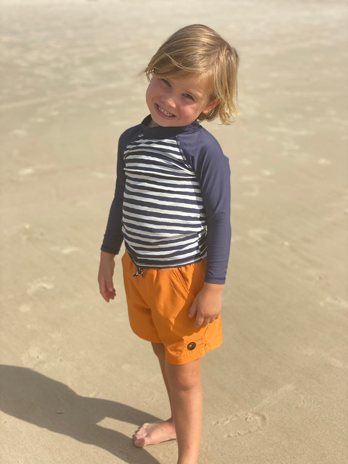 Outback Orange - Boardies (Boys) Board Shorts - Back Beach Rd