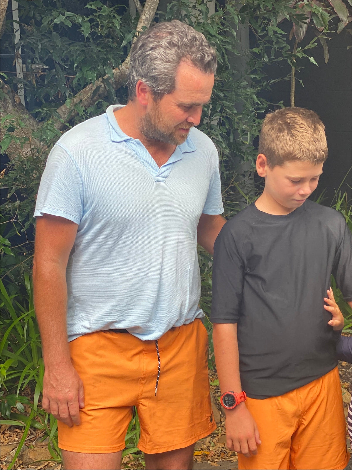 Outback Orange - Mens Board Shorts - Back Beach Rd