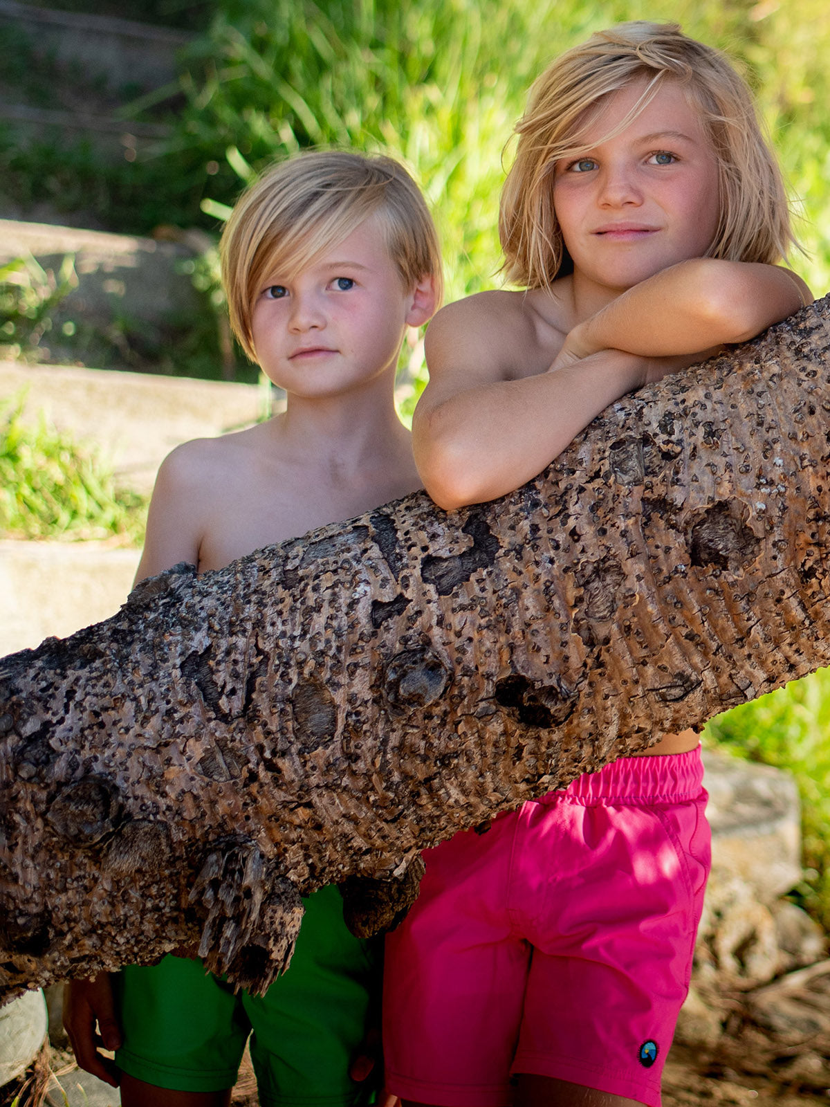 Palm Beach Pink - Boardies (Boys) Board Shorts - Back Beach Rd