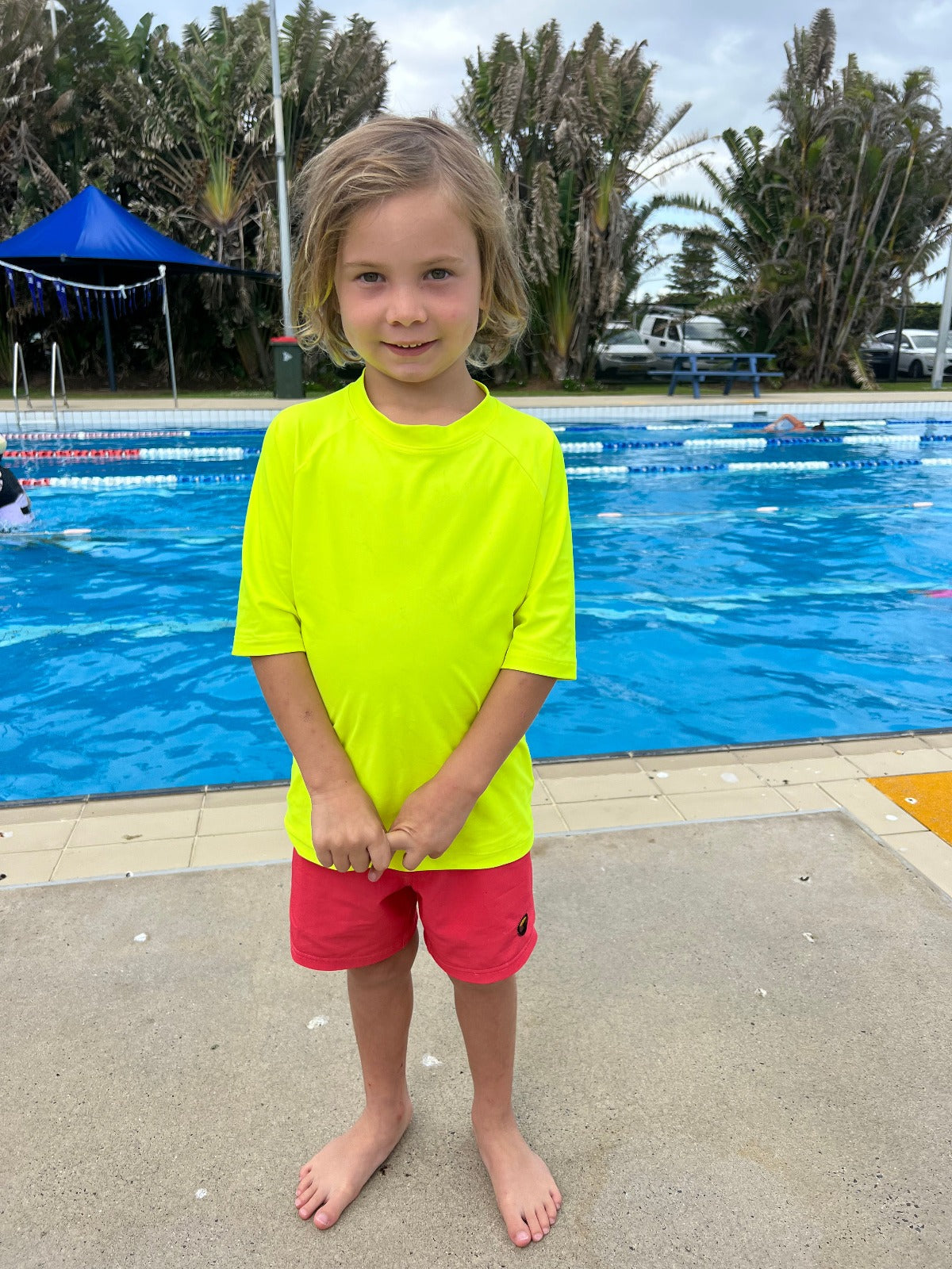 Portsea Red - Boardies (Boys) Board Shorts - Back Beach Rd